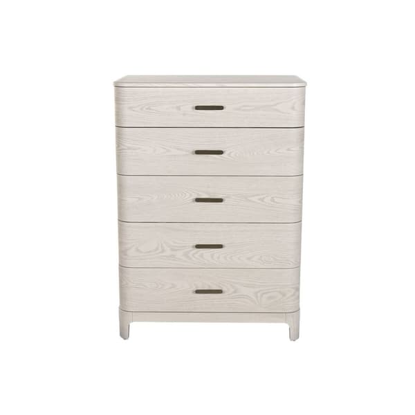 Kommode Home ESPRIT Lysegrå 80,6 x 48 x 112,5 cm