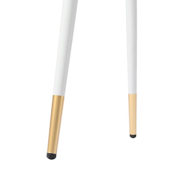 Sminkbord med LED-spegel och belysning – Vitt sminkbord för sovrum med 5 lådor – 100x40x127 cm (utan pall)