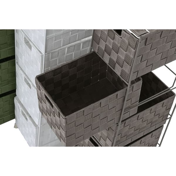 Lipasto Home ESPRIT Vihreä Harmaa Kerma 24 x 18 x 68 cm (3 osaa)
