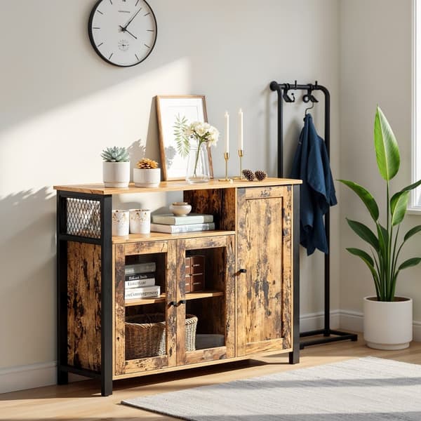 Sideboard - 3 ovea - keittiönkaappi - säilytyskaappi