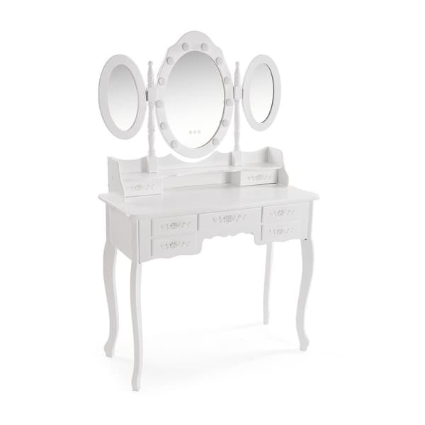 Spiller Versa Hvid Træ Krystal Træ MDF 40 X 144 X 90 CM
