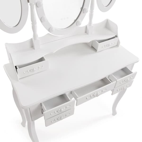 Spiller Versa Hvid Træ Krystal Træ MDF 40 X 144 X 90 CM