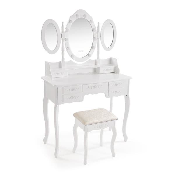 Spiller Versa Hvid Træ Krystal Træ MDF 40 X 144 X 90 CM