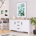 Miniatyrbillede 10 af 11: Kommode, 150x89.5x41 cm, Hvid