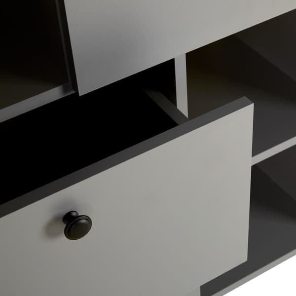 Highboard Sideboard, 85x139x38 cm, Grå