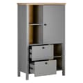 Miniatyrbillede 4 af 11: Highboard Sideboard, 85x139x38 cm, Grå