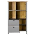 Miniatyrbillede 10 af 11: Highboard Sideboard, 85x139x38 cm, Grå