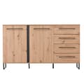 Miniatyrbillede 6 af 9: Sideboard Kommode, 159x92.5x42 cm, Sort