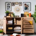 Miniatyrbillede 8 af 9: Sideboard Kommode, 159x92.5x42 cm, Sort