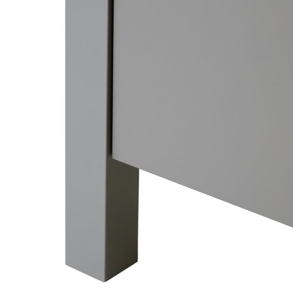 Udstillings Highboard Skab, 55x200x38 cm, Grå