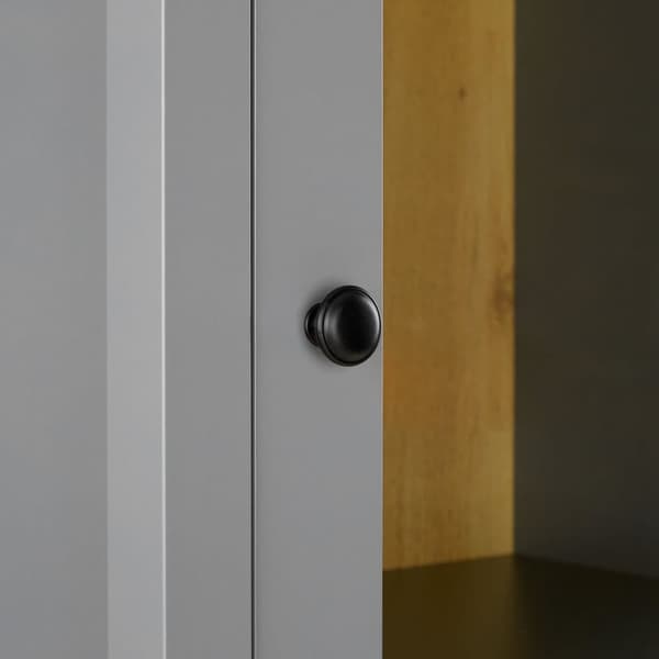 Udstillings Highboard Skab, 55x200x38 cm, Grå