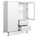 Miniatyrbillede 3 af 8: Highboard Sideboard Skab, 100x140x40 cm, Hvid