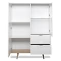 Miniatyrbillede 6 af 8: Highboard Sideboard Skab, 100x140x40 cm, Hvid