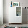 Miniatyrbillede 2 af 8: Highboard Sideboard Skab, 100x140x40 cm, Hvid
