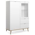 Miniatyrbillede 1 af 8: Highboard Sideboard Skab, 100x140x40 cm, Hvid