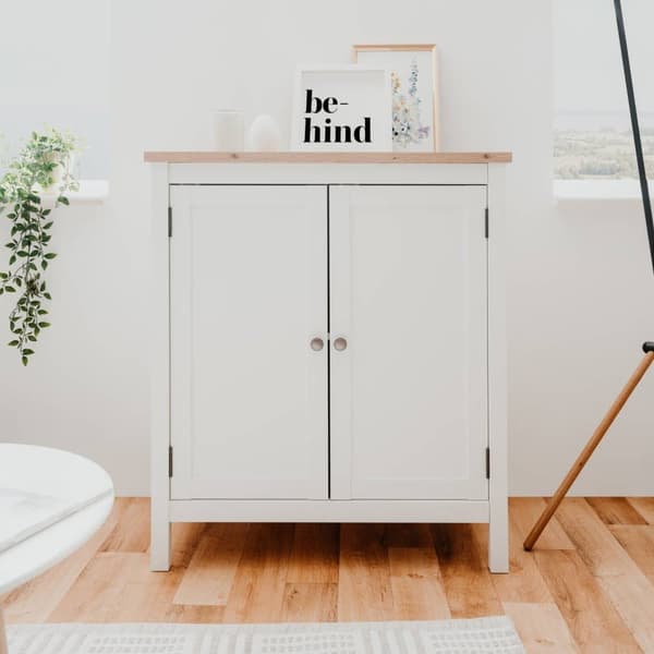 Sidobord Kommod, 80x90x40 cm, Vit