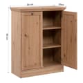 Miniatyrbillede 3 af 11: Stue Skab, 80x90x35 cm, Natur