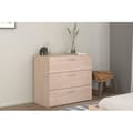 Miniatyrbillede 2 af 6: Byrå - EASY LIFE - 3 lådor - Ek - 78,2 x 69,3 x 40,8 - PARISOT