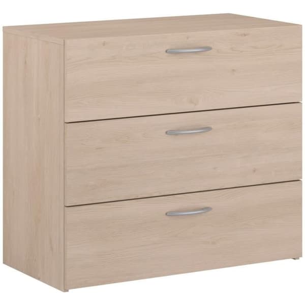 Byrå - EASY LIFE - 3 lådor - Ek - 78,2 x 69,3 x 40,8 - PARISOT