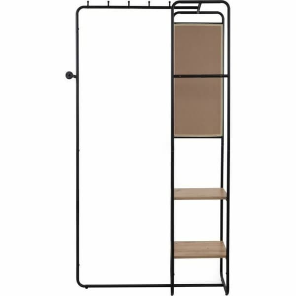 Mottagare Svart 100 x 185 x 37 cm