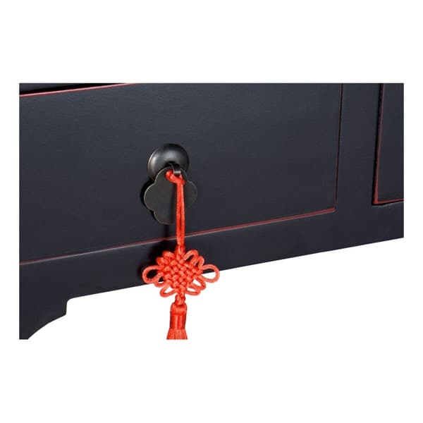 Hallmöbel med 3 lådor DKD Home Decor Svart 96 x 26 x 80 cm