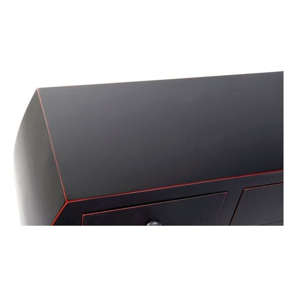 Hallmöbel med 3 lådor DKD Home Decor Svart 96 x 26 x 80 cm