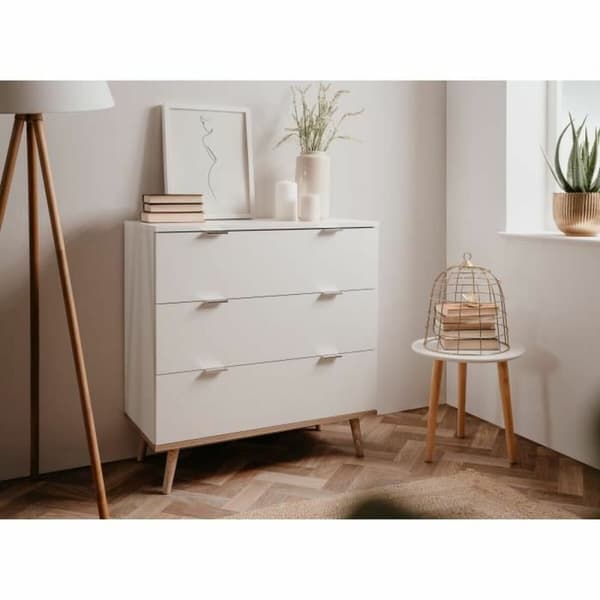Byrå Scandinavian Vit 79,8 x 40 x 86,5 cm