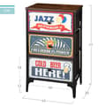 Miniatyrbild 4 av 6: Kommod Max Home Vintage 45 x 77 x 30 cm