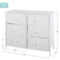 Miniatyrbild 4 av 6: Kommod Max Home Vit 80 x 62 x 30 cm