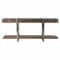 Miniatyrbillede 2 af 6: Hallbord DKD Home Decor Brun Sølvfarvet 180 x 44 x 75 cm