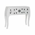 Miniatyrbillede 1 af 2: Hallbord DKD Home Decor Hvid Sølvfarvet 98 x 26 x 80 cm