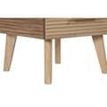 Miniatyrbillede 5 af 6: Kommode DKD Home Decor Gylden Lys brun Træ Paulonia træ Træ MDF Scandi 45 x 40 x 100 cm 42 x 40 x 100 cm