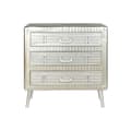 Miniatyrbillede 6 af 7: Kommode Home ESPRIT Sølvfarvet Metal Træ MDF Vintage 80 x 39 x 82 cm