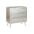 Miniatyrbillede 1 af 7: Kommode Home ESPRIT Sølvfarvet Metal Træ MDF Vintage 80 x 39 x 82 cm