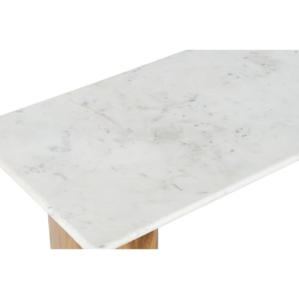Hallbord Home ESPRIT Hvid Brun 120 x 38 x 77 cm