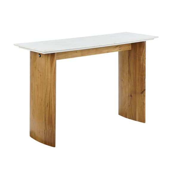 Hallbord Home ESPRIT Hvid Brun 120 x 38 x 77 cm
