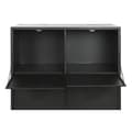 Miniatyrbillede 4 af 9: Kommode Home ESPRIT Sort Metal Loft 75 x 45 x 80 cm
