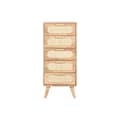 Miniatyrbillede 5 af 6: Kommode Home ESPRIT Natur Metal Gummitræ 40 x 30 x 78 cm