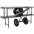 Miniatyrbillede 1 af 8: Hallbord Home ESPRIT Brun Sort 191 x 58 x 96 cm 191 x 58 x 91 cm