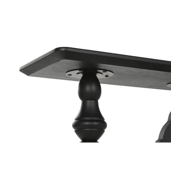 Hallbord Home ESPRIT Sort 140 x 40 x 80,5 cm