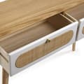 Miniatyrbillede 4 af 5: Entrebord med 2 skuffer Versa Vega 30 x 78 x 100 cm