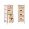 Miniatyrbillede 3 af 4: Kommode Rattan Natur 27 x 73 x 25 cm 4 skuffer