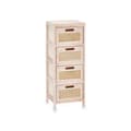 Miniatyrbillede 1 af 4: Kommode Rattan Natur 27 x 73 x 25 cm 4 skuffer