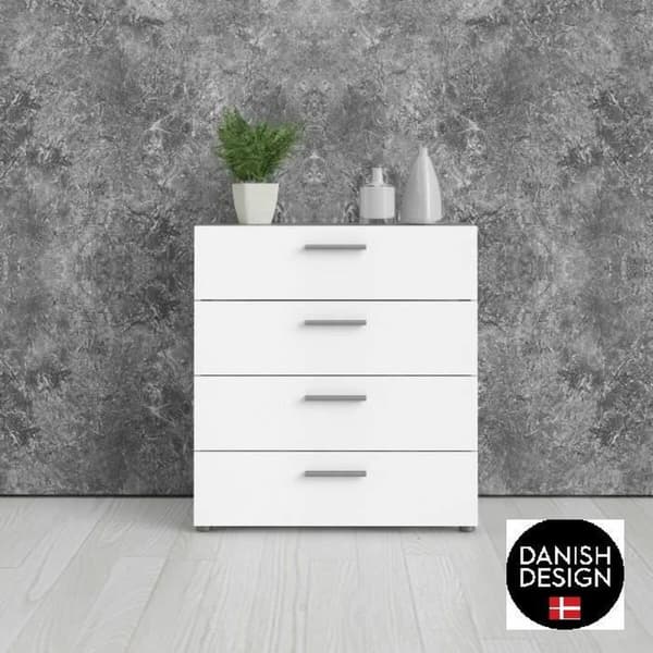 Kommode Tvilum Hvid 70 x 40 x 75 cm
