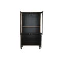 Miniatyrbillede 3 af 8: Display Stand Home ESPRIT Brun Sort Teak Akacie 100 x 40 x 185 cm