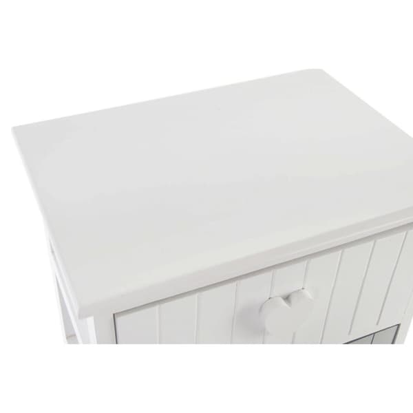 Kommode Home ESPRIT Hvid Grå 40 x 29 x 73 cm
