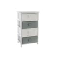 Miniatyrbillede 1 af 3: Kommode Home ESPRIT Hvid Grå 40 x 29 x 73 cm