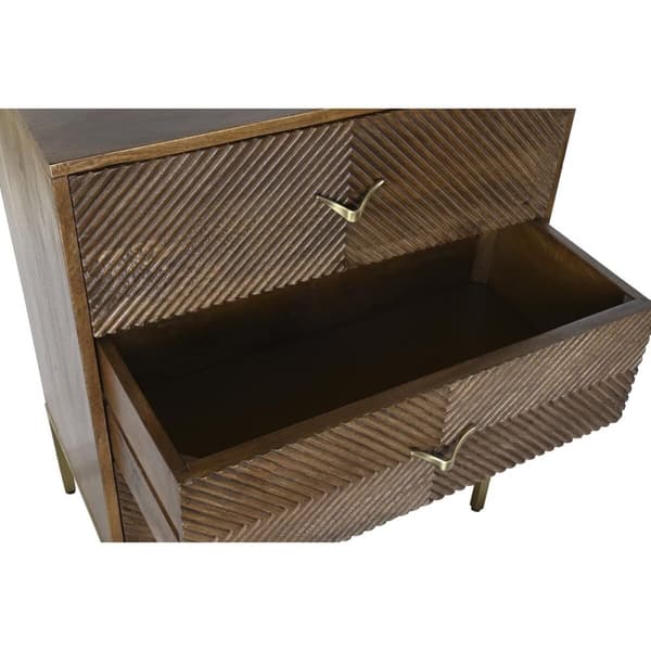 Kommod DKD Home Decor Metall Mangoträ (70 x 40 x 90 cm)