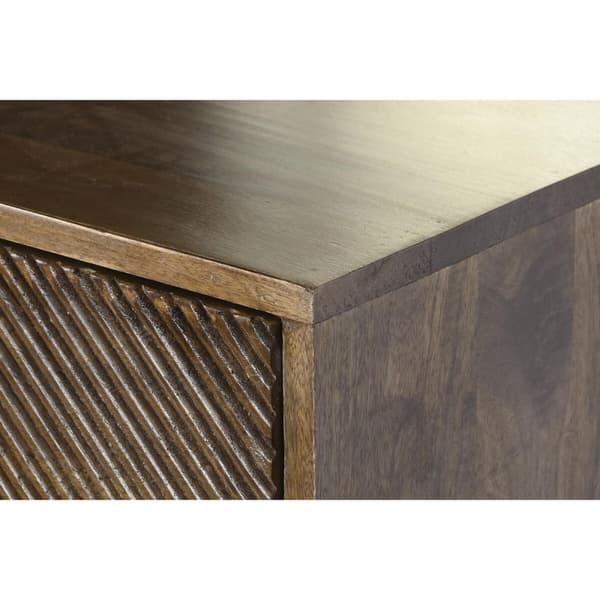 Kommod DKD Home Decor Metall Mangoträ (70 x 40 x 90 cm)