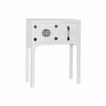 Miniatyrbillede 1 af 3: Hallbord DKD Home Decor Hvid Sølvfarvet 63 x 26 x 83 cm